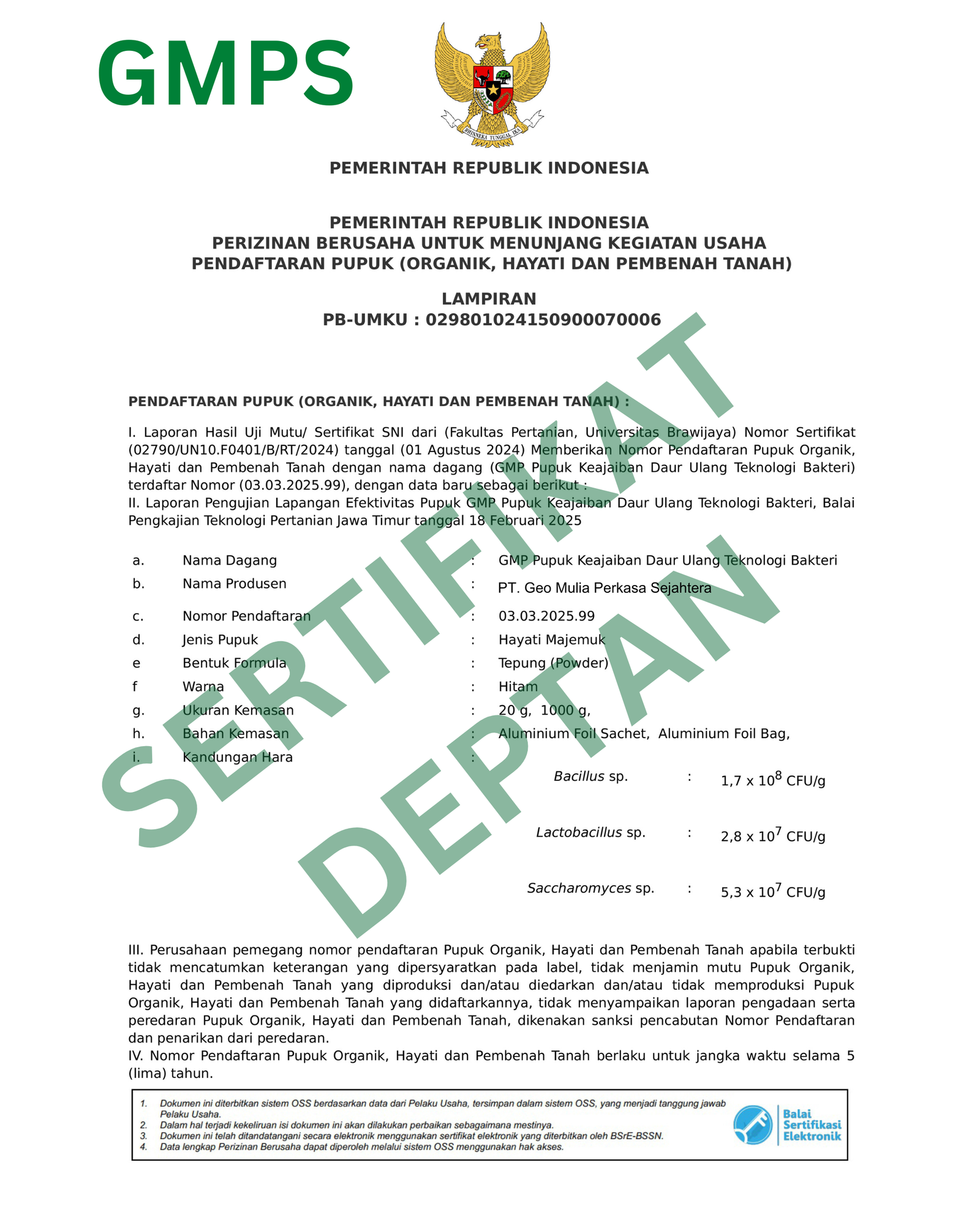 <p>SERTIFIKAT DEPTAN</p>